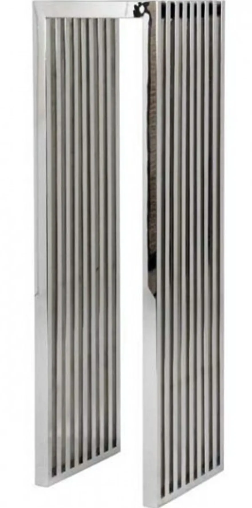 Casa Padrino Luxus Konsolen Tisch Säule 5 Stars Chrom - Moderner Blumentisch, Telefontisch & Beistelltisch - Höhe 120 cm - 35 x 35 cm