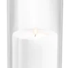 Casa Padrino Luxus Kristallglas Kerzenleuchter 14 x H. 30 cm - Designer Wohnzimmer Accessoires