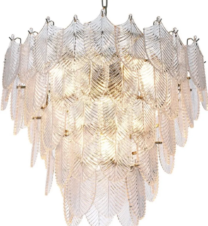 Casa Padrino Luxus Kronleuchter Silber Ø 62 x H. 53 cm - Edler Hotel & Restaurant Kronleuchter - Luxus Qualität