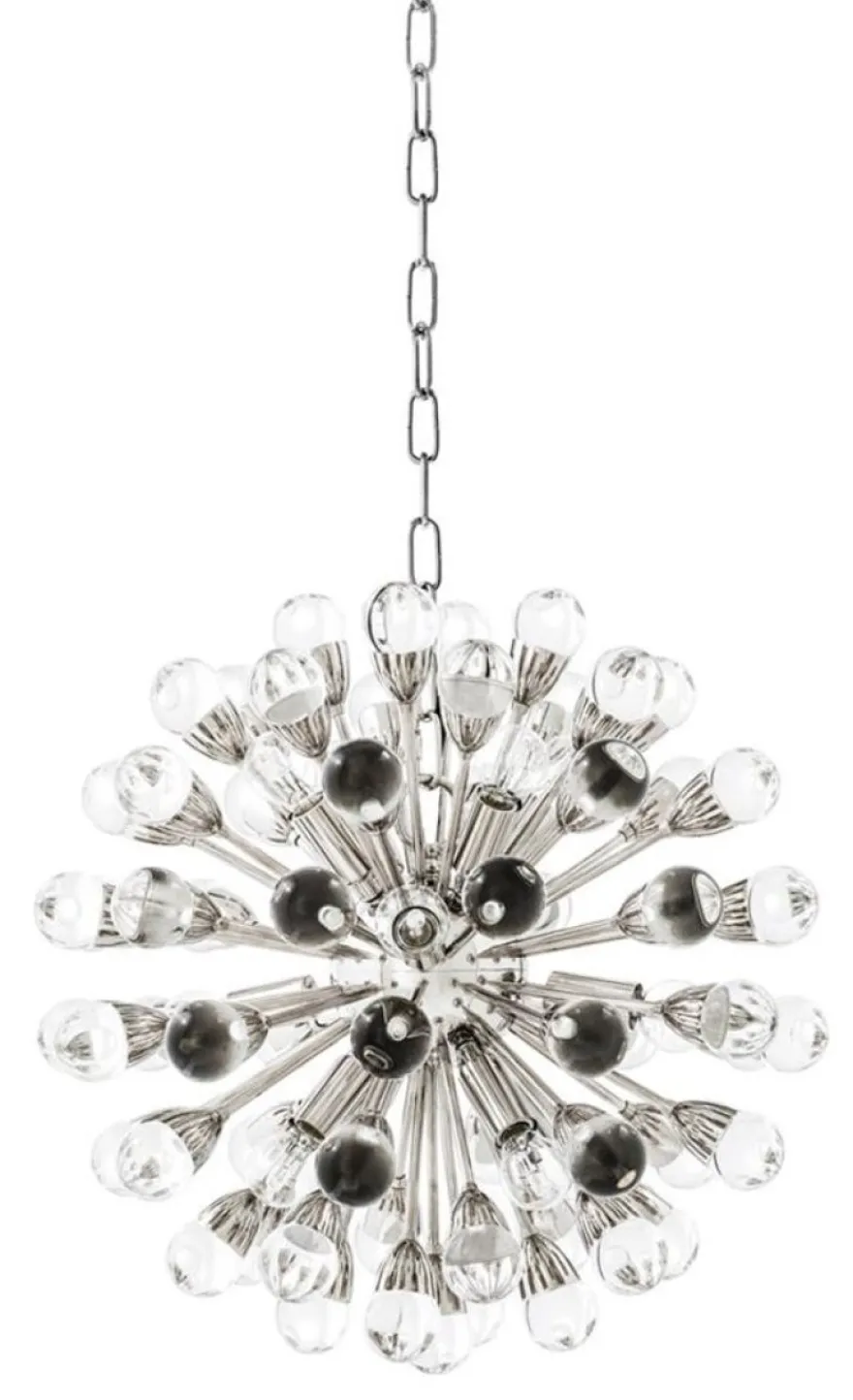 Casa Padrino Luxus Kronleuchter Silber Durchmesser 50 cm - Luxus Hotel Kollektion