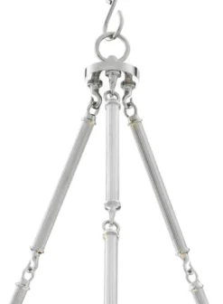 Casa Padrino Luxus Kronleuchter Silber 53 x H. 77,5 cm - Luxus Hotel Kollektion
