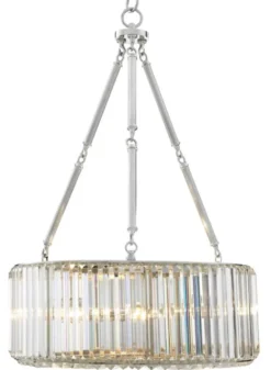 Casa Padrino Luxus Kronleuchter Silber 53 x H. 77,5 cm - Luxus Hotel Kollektion