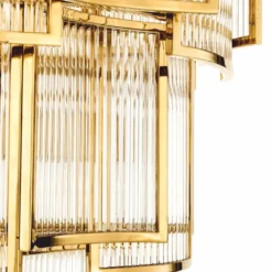 Casa Padrino Luxus Kronleuchter Gold Ø 58 x H. 84 cm - Hotel & Restaurant Kronleuchter