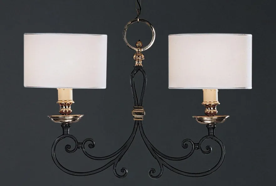 Casa Padrino Luxus Kronleuchter Rostbraun B. 64 x H. 52 cm - Handgefertigter Kronleuchter aus Schmiedeeisen - Luxus Kollektion - Edel & Prunkvoll