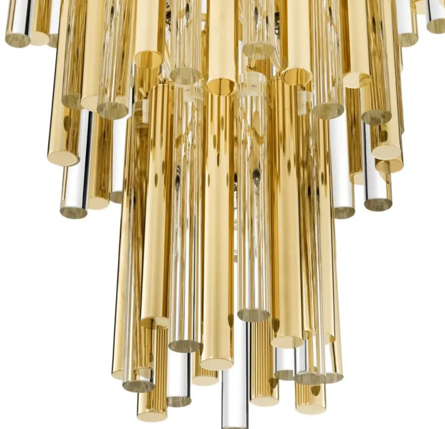 Casa Padrino Luxus Kronleuchter Gold Durchmesser 57 x H. 88 cm - Hotel Möbel
