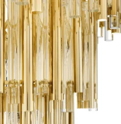 Casa Padrino Luxus Kronleuchter Gold Durchmesser 57 x H. 88 cm - Hotel Möbel