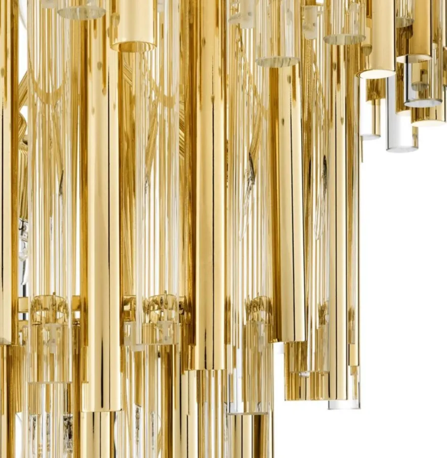 Casa Padrino Luxus Kronleuchter Gold Durchmesser 57 x H. 88 cm - Hotel Möbel
