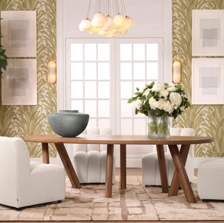 Casa Padrino Luxus Kronleuchter Alabaster / Antik Messing Ø 75 x H. 170 cm - Wohnzimmer Kronleuchter mit Alabaster Lampenschirmen - Luxus Qualität