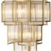 Casa Padrino Luxus Kronleuchter Antik Messingfarben Ø 58 x H. 84 cm - Moderner Hotel & Restaurant Kronleuchter - Luxus Qualität