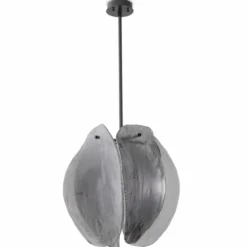 Casa Padrino Luxus Kronleuchter Grau / Bronze Ø 40 x H. 58 cm - Luxus Möbel