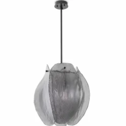 Casa Padrino Luxus Kronleuchter Grau / Bronze Ø 40 x H. 58 cm - Luxus Möbel