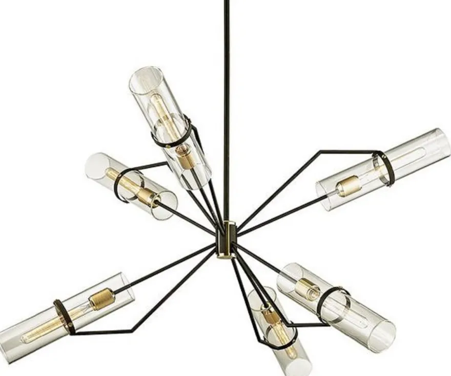 Casa Padrino Luxus Kronleuchter Bronze / Messing Ø 127 x H. 69,2 cm - Designer Wohnzimmer Kronleuchter - Luxus Qualität