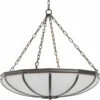 Casa Padrino Luxus Kronleuchter Bronze / Weiß 80 cm - Luxus Möbel - Luxus Interior