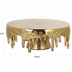 Casa Padrino Luxus Kuchenteller Gold Ø 25 cm - Hotel & Restaurant Accessoires