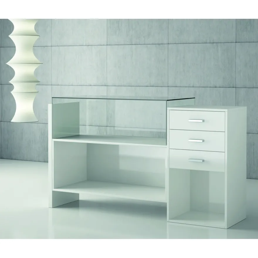 Casa Padrino Luxus Ladentheke 110 x 55 cm H. 75 cm - Ladeneinrichtung - Boutique Möbel - Made in Italy