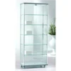 Casa Padrino Luxus Ladenvitrine 93 x 39 cm H. 180 cm - Ladeneinrichtung - Boutique Möbel - Made in Italy