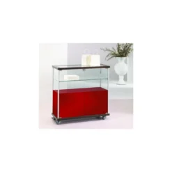 Casa Padrino Luxus Ladenvitrine 93 x 39 cm H. 92 cm - Ladeneinrichtung - Boutique Möbel - Made in Italy