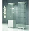 Casa Padrino Luxus Ladenvitrine 45 x 45 cm H. 190 cm - Ladeneinrichtung - Boutique Möbel - Made in Italy