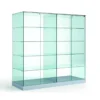 Casa Padrino Luxus Ladenvitrine 182 x 60 cm H. 180 cm - Ladeneinrichtung - Boutique Möbel - Made in Italy