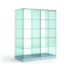 Casa Padrino Luxus Ladenvitrine 142 x 60 cm H. 180 cm - Ladeneinrichtung - Boutique Möbel - Made in Italy