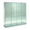 Casa Padrino Luxus Ladenvitrine 182 x 46 cm H. 180 cm - Ladeneinrichtung - Boutique Möbel - Made in Italy