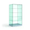 Casa Padrino Luxus Ladenvitrine 93 x 60 cm H. 180 cm - Ladeneinrichtung - Boutique Möbel - Made in Italy