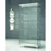 Casa Padrino Luxus Ladenvitrine 85 x 45 cm H. 190 cm - Ladeneinrichtung - Boutique Möbel - Made in Italy