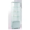 Casa Padrino Luxus Ladenvitrine 53 x 39 cm H. 180 cm mit Unterschrank - Ladeneinrichtung - Boutique Möbel - Made in Italy