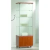 Casa Padrino Luxus Ladenvitrine 60 x 40 cm H. 181 cm mit 2 LED-Spots - Ladeneinrichtung - Boutique Möbel - Made in Italy