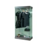 Casa Padrino Luxus Ladenvitrine 93 x 46 cm H. 188 cm mit 2 LED-Spots - Ladeneinrichtung - Boutique Möbel - Made in Italy