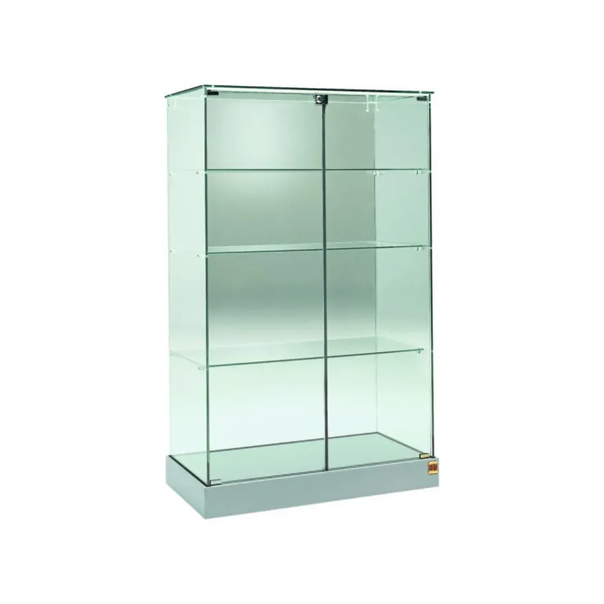 Casa Padrino Luxus Ladenvitrine 73 x 46 cm H. 140 cm - Ladeneinrichtung - Boutique Möbel - Made in Italy