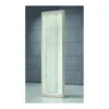 Casa Padrino Luxus Ladenvitrine 42 x 42 cm H. 210 cm mit LED - Ladeneinrichtung - Boutique Möbel - Made in Italy
