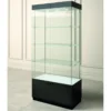 Casa Padrino Luxus Ladenvitrine 91,5 x 46 cm H. 190 cm mit 3 LED-Spots - Ladeneinrichtung - Boutique Möbel - Made in Italy