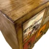Casa Padrino Luxus Landhausstil Kommode Braun / Mehrfarbig - Handgefertigter Massivholz Schrank mit 8 Schubladen - Landhausstil Möbel