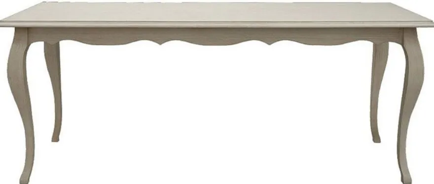Casa Padrino Luxus Landhausstil Esstisch Grau 200 cm