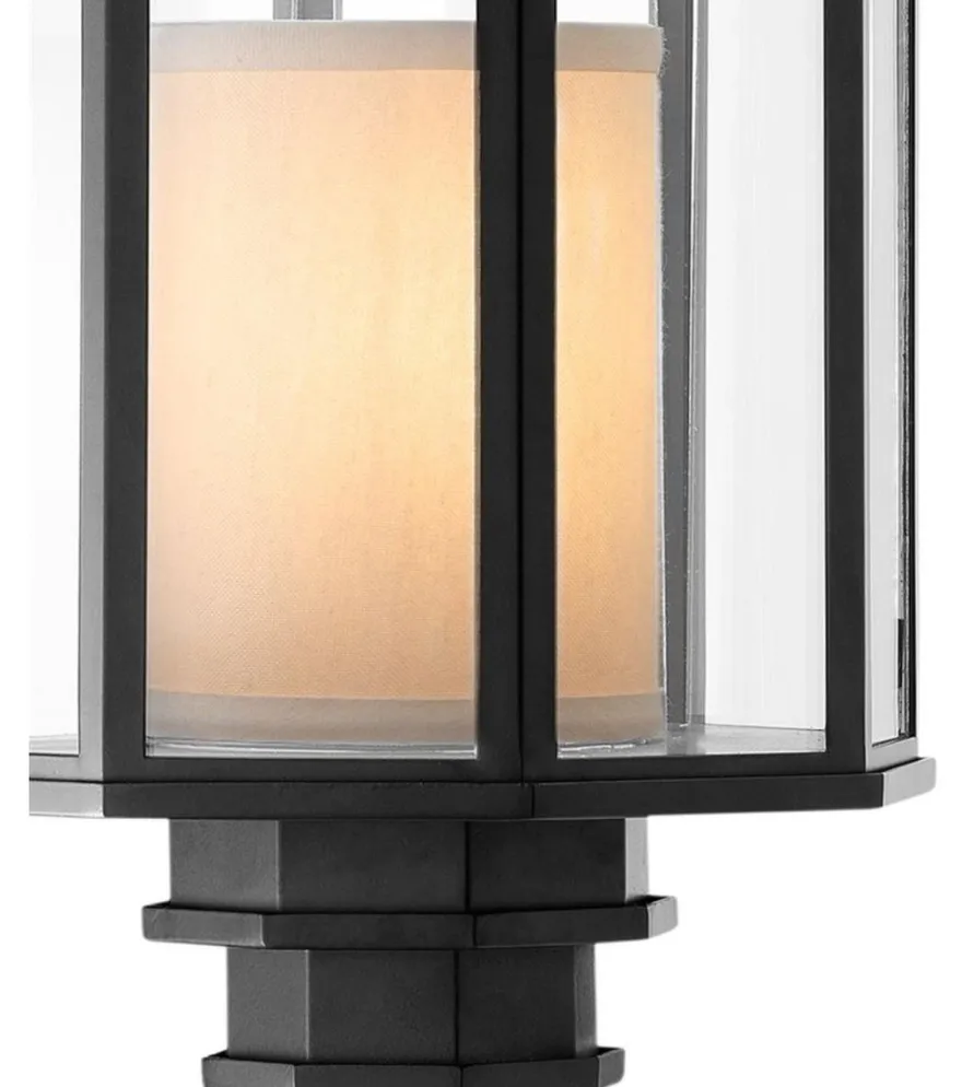 Casa Padrino Luxus Laterne Schwarz 24 x H. 41 cm - Hotel Restaurant Hängeleuchte