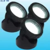 Casa Padrino Luxus LED Brunnen Lampen 3er Set Schwarz