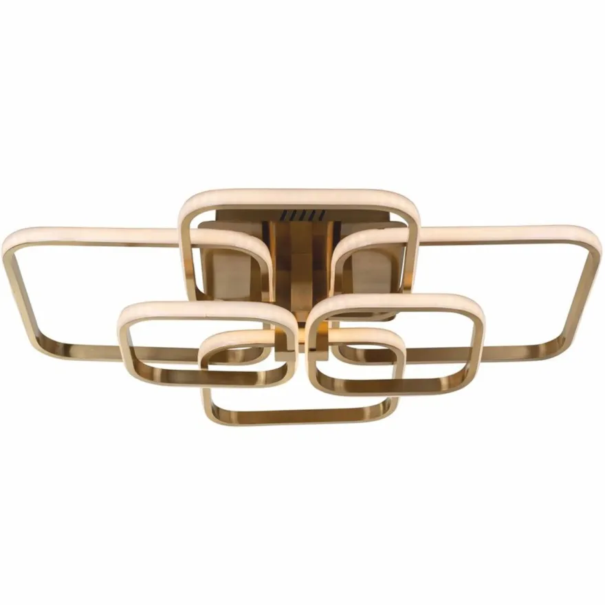 Casa Padrino Luxus LED Deckenleuchte Gold 69 cm - Luxus LED Leuchten