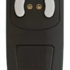 Casa Padrino Luxus LED Elektrokamin Schwarz 127 x 14 x H. 46,5 cm - Moderner breiter Wandkamin mit Touchscreen & Fernbedienung
