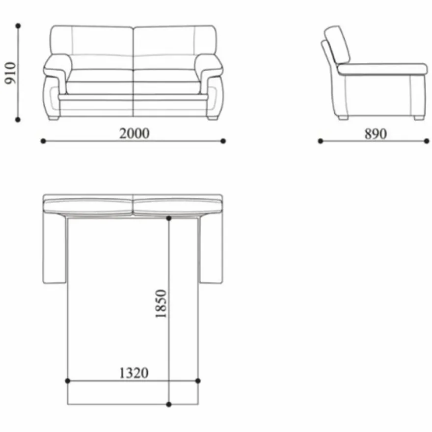 Casa Padrino Luxus Leder Schlafsofa Rot / Braun 200 cm - Echtleder Möbel