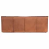 Casa Padrino Luxus Leder Sofa Hellbraun 190 cm - Modulares Echtleder Wohnzimmer Sofa