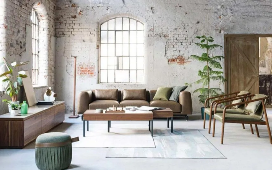 Casa Padrino Luxus Leder Sofa Vintage Braun / Schwarz / Silber 260 x 93 x H. 67 cm - Wohnzimmer Sofa mit hochwertigem Echtleder - Luxus Wohnzimmer Möbel - Hotel Möbel - Luxus Einrichtung