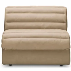 Casa Padrino Luxus Leder Sofa Braun 276 cm - Modulares Echtleder Sofa - Wohnzimmer Sofa - Wohnzimmer Möbel - Hotel Möbel - Modulare Luxus Möbel