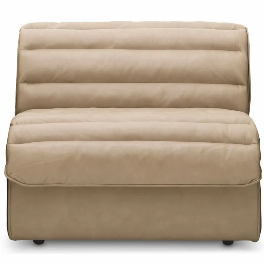 Casa Padrino Luxus Leder Sofa Braun 276 cm - Modulares Echtleder Sofa - Wohnzimmer Sofa - Wohnzimmer Möbel - Hotel Möbel - Modulare Luxus Möbel