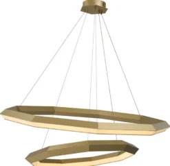 Casa Padrino Luxus LED Kronleuchter Antik Messingfarben Ø 120 x H. 245 cm - Luxus Qualität