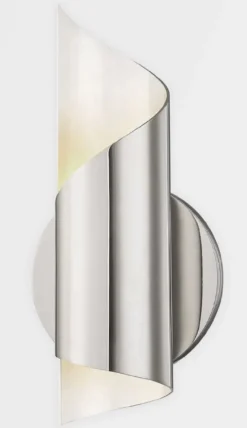 Casa Padrino Luxus LED Wandleuchte Silber H. 24,77 cm