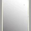 Casa Padrino Luxus LED Wandspiegel Silber 86 x 5 x H. 219 cm - Moderner Badezimmer Spiegel - Luxus Qualität