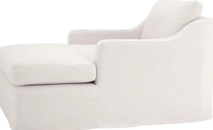 Casa Padrino Luxus Liegesessel / Schlafsessel Weiß 85 x 150 x H. 75 cm - Wohnzimmer Sessel