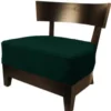 Casa Padrino Luxus Lounge Club Sessel Dunkelgrün / Dunkelbraun 73,5 x 66 x H. 74 cm - Luxus Kollektion