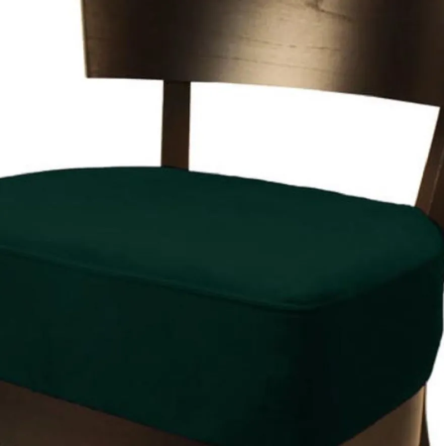 Casa Padrino Luxus Lounge Club Sessel Dunkelgrün / Dunkelbraun 73,5 x 66 x H. 74 cm - Luxus Kollektion